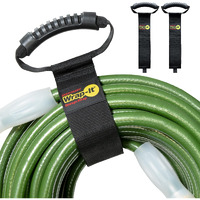 Easy-Carry Wrap-It Storage Straps - 28 (2-Pack) - Heavy-Duty Hook And Loop Extension Cord Carrying Strap  Hanger  Keeper  Organizer With Handle For Pool  Boat  Rv  Garden Hoses  Cords  And Cables