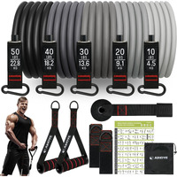 Long Resistance Bands For Working Out Men Workout Bands Resistance For Men Heavy Resistance Bands For Physical Therapy Bands Bicep Bands Fitness Bands Resistance Band Set Exercise Band Pull Up Bands