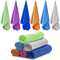 Ailawuu 6Pack Cooling Towels Ice Towel For Neck And Face Soft Breathable Chilly Towel Microfiber Towel For Camping Workout Sports Yoga Golf Gym Fitness & More Activities