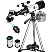 Gskyer Telescope  70Mm Aperture 400Mm Az Mount Astronomical Refracting Telescope For Kids Beginners - Travel Telescope With Carry Bag  Phone Adapter And Wireless Remote