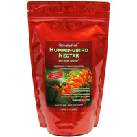 Sapphire Labs Naturally Fresh Hummingbird Nectar With Nectar Defender Lasts Longer In Hummingbird Feeders | Easy To Use Powder | Makes 96 Oz Of Clear Hummingbird Nectar