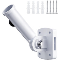 Hogardeck Flag Pole Holder Flagpole Bracket  Multi-Position Mounting Bracket With Hardwares  Premium Aluminum Alloy Strong And Rust Free Flagpole Holder