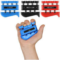 3 Pack Finger Strengthener - Exerciser For Forearm And Hand Grip Workout Equipment Musician  Rock Climbing Therapy Gripper Set Kit