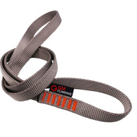 Gm Climbing One Unit 16Mm Nylon Sling Runner 30Cm / 12Inch (Gray)