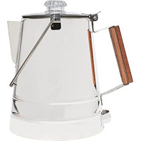 Coletti Butte Camping Coffee Pot - Campfire Coffee Pot - Stainless Steel Coffee Maker For Outdoors Or Stovetop (14 Cup)