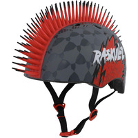 Raskullz Red Jolt Child Helmet 5+  Red/Grey  50-54 Cm