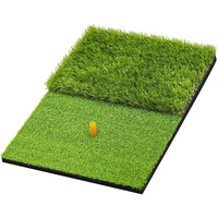 Saplize 23"" X 16"" Foldable Golf Hitting Mat  2-In-1 Golf Turf Grass Mat  Rough And Fairway For Hitting  Chipping And Putting Golf Practice And Training Mat For Indoor/Outdoor