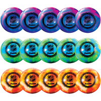 Franklin Sports Nhl Street Hockey Balls - No Bounce Outdoor Street + Roller Hockey Balls - Official Size - 15 Pack - Assorted Colors
