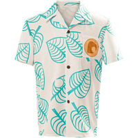 Unisex Animal Nook Tom Shirt Cosplay Costume Short Sleeve Button Up Tops Mens Medium