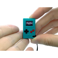 Tinycircuits Thumby (Teal)  Tiny Game Console  Playable Programmable Keychain: Electronic Miniature  Stem Learning Tool