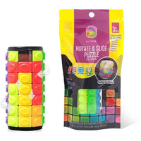 R.Y.Toys Rotate And Slide Puzzle-Design Patent Fidget Toys(Restore Order/Create Patterns) 8 Colors 7 Layers-Detach Piece For Quick Play Brain Teaser Sensory Toys Birthday Gifts Stocking Stuffers