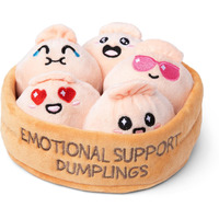 What Do You Meme? Emotional Support Dumplings - Plush Dumpling Toy Stuffed Animal By Emotional Support Plushies Medium