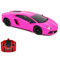 Cmj Rc Cars Lamborghini Lp700-4 Remote Control Rc Car Officially Licensed 1:24 Scale Working Lights 2.4Ghz. Great Kids Play Toy Auto (Pink)