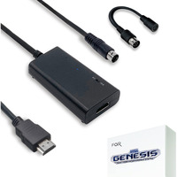 Hdmi Cable For Sega Genesis Model 1 / 2 / 3  Sega Cd  Sega Cdx  Sega 32X  Sega Nomad  Original Sega Master System Console
