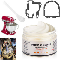 4 Oz Food Grade Grease For Kitchenaid Stand Mixer  Universally - Compatible With Kitchen Stand Mixer - Maintain The Performance Of Your Machine And Extend Service Life  With 9709511 4162324 Gasket