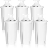 Overbest Nsf Certified Pitcher Water Filter  Replacement For Brita? Pitchers And Dispensers  Brita? Classic 35557  Ob03  Mavea? 107007  And More  Pack Of 6