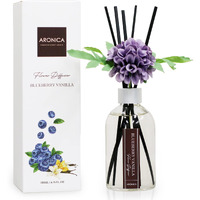 Aronica Purple Bathroom Luxury Accessories Flowers  Blueberry Vanilla Infuser Aroma Diffuser  Air Fresheners For Bathroom Purple Office Decor