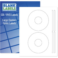 Blank Labels Cd/Dvd Labels  5931 Template Compatible Permanent White Matte Label  Inkjet And Laser Printer Guaranteed Made In Usa  Disc & Spine Labels- 10 Sheets - 20 Disc Labels & 40 Spine Labels