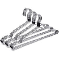 Fayleeko Wire Hangers Coat Hangers Strong Heavy Duty Stainless Steel Metal Hangers Ultra Thin Space Saving Clothes Hangers (30 Pack 16.5 Inch)