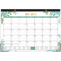 2023-2024 Desk Calendar - 18 Months Desk Calendar 2023-2024  12"" X 17""  July 2023 - December 2024  Desk Calendar 2023-2024  Large Ruled Blocks For Planning And Organizing For Home Or Office
