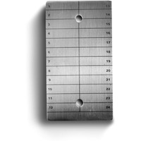 Coldti - Titanium Bitcoin Cryptocurrency Seed Storage For Extremely Durable Cold Storage (Single Plate)