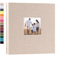 Potricher Linen Hardcover Photo Album 4X6 1000 Photos Large Capacity For Family Wedding Anniversary Baby Vacation (Beige  1000 Pockets)