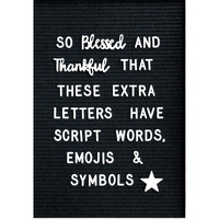 Letter Board Plastic Letters Set 2 Inch  Letter Board Letters Only No Board Included  Large Felt Board Letters  Plastic Letters Letter Board  Felt Letter Board Letters Symbols  Letterboard Big Letters