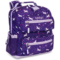 Bentgo? Kids Lightweight 14??Ackpack In Unique Prints For School  Travel  & Daycare - Roomy Interior  Durable & Water-Resistant Fabric  & Loop For Lunch Bag (Unicorn)