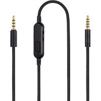 G Pro X Cord  Detachable Gaming Headset Cable Replacement For Logitech G Pro / G433 / G233  3.5Mm(1/8"") Nylon Braided Wire With Inline Mute Switch And Volume Controller  6Ft Long
