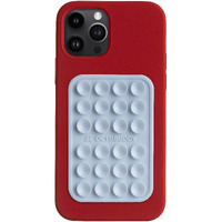 Octobuddy  Silicone Suction Phone Case Adhesive Mount  Compatible With Iphone And Android  Anti-Slip Hands-Free Mobile Accessory Holder For Selfies And Videos (Baby Blue)