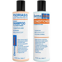 Dermasolve Scalp Psoriasis & Dandruff Free Shampoo With Conditioner  Ultimate Seborrheic Dermatitis Treatment For Itchy  Flakey Scalp  Soothing & Moisturizing Relief For Psoriasis & Dandruff