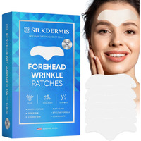 Silkdermis Forehead Wrinkle Patches 12Pcs With Aloe  Collagen  Vitamin E  Anti Wrinkle Patches  Forehead Wrinkles Treatment