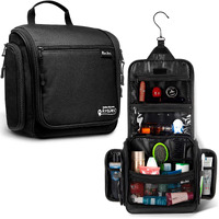 Travel Toiletry Bag For Men And Women - Large Hanging Toiletry Organizer - Waterproof Hygiene Bag With Metal Xxl Swivel Hook  With Ykk Zippers And 19 Compartments For Toiletries  Makeup  Cosmetics