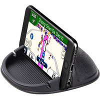 Oleksil Car Cell Phone Holder Dashboard Phone Holder Phone Mount For Car Anti-Slip Silicone Car Pad Phone Stand Compatible With Iphone Samsung Android Smartphones