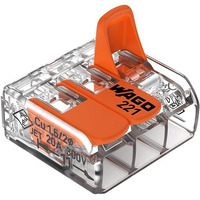 Wago 221-413 Lever-Nuts 3 Conductor Compact Screw Connectors 100 Pk