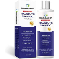 Pharmbanner Folliculitis  Seborrheic Dermatitis Shampoo  Anti Dandruff/Antifungal Shampoo  Folliculitis/Dandruff Treatment  Scalp Psoriasis Treatment  Relieve From Itchy & Dry Scalp (1Pck)