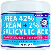 Envisha Urea Cream 42 Percent For Feet - 42% Urea Foot Cream With 2% Salicylic Acid - For Feet  Hands  Heels  Elbows  Nails & Knees - 4 Oz
