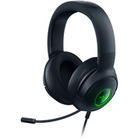 Razer Kraken V3 X Wired Usb Gaming Headset: Lightweight Build - Triforce 40Mm Drivers - Hyperclear Cardioid Mic - 7.1 Surround Sound - Chroma Rgb Lighting - Black