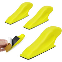 Poliwell Micro Sander Tool  Detail Finger Sander For Crafts  80 Pcs Wet Dry Sandpaper 80 120 150 180 240 320 400 600 Grit + 3.5? X 1? Mini Handle Sanding Block For Diy  Wood  Metal And Narrow Spaces