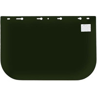 Sellstrom Face Shield Replacement Window For 390 Series Safety Face Shields  Dark Green Tint  Uncoated Acetate  S35020  8"" X 12"" X 0.040""