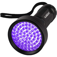 Glossday Blacklight Flashlight 68 Led Uv Flashlight Ultraviolet Flashlight Black Light Professional Pet Urine Detector For Dog/Cat Urine Pet Stains Hunting Scorpions