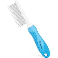 Dog & Cat Combs For Grooming Long Haired Cats & Dogs - Top Pet Detangler Brush For Long & Curly Hair - Comb Removes & Prevents Matted Fur - Perfect For Goldendoodle  Poodle Mixes  And Cat Undercoat