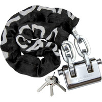 Vulcan Security Chain And Lock Kit - Premium Case-Hardened - 3/8 Inch X 3 Foot (+/-2 Inches) - Chain Cannot Be Cut With Bolt Cutters Or Hand Tools