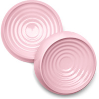 Catguru Cat Bowls  Whisker Stress Free Cat Food Bowl  Reliefs Whisker Fatigue  Wide Cat Bowl  Non Slip Cat Food Bowls  Shallow Cat Dish  Cat Feeding & Watering Supplies (Set Of Two  Pink)