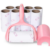Lint Roller  9 Refills 540 Sheets Super Sticky Pet Hair Remover Kit  Yqmajim Adhesive Lint Brush For Clothes Carpet Car Seats Dust Dogs Cats