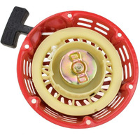 Hiaors Pull Recoil Starter For Predator 196Cc 212Cc Harbor Freight 5.5Hp 5.5Hp Coleman Ct200U Ct200U-Ex Bt200X Kt196 Baja Warrior Heat Mb200 Mb165 Massimo Mini Bike Hammerhead Go Kart Cart Red Parts