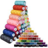 72Pcs Bobbins Sewing Threads Kit  36 Colors Spools 360Yards Per Polyester Thread  36 Colors Prewound Bobbin With Case For Hand Machine Sewing