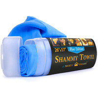 Premium Shammy Cloth For Car Drying - (26?X17?) - Super Absorbent Reusable Chamois Towel For Car - Scratch-Free Shammy Towel For Car - Car Drying Towel