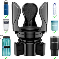 Car Cup Holder Expander  Cup Holder Extender Adapter With Expandable Arm And Adjustable Base  Compatible With Yeti Ramblers 14-64Oz  Hydro Flasks 18-64Oz Most Coffee Mugs Bottles & Cups