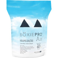 Boxiepro Air Lightweight  Deep Clean  Scent Free  Hard Clumping Cat Litter - Plant-Based Formula - Cleaner Home - Ultra Clean Litter Box  Probiotic Powered Odor Control  99.9% Dust Free